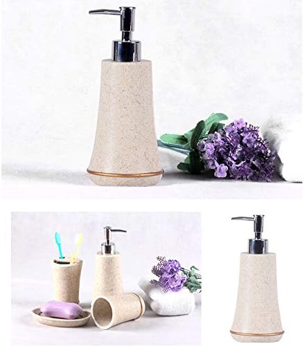 מתקן סבון HFDIG בקבוק משאבת סבון בצבע חול | שרף ה- ABS | שטיפת כלים נוזלים לשטיפת כלים מטבח אמבטיה
